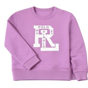 Women Polo Ralph Lauren RL-Logo Fleece Crewneck Sweatshirt